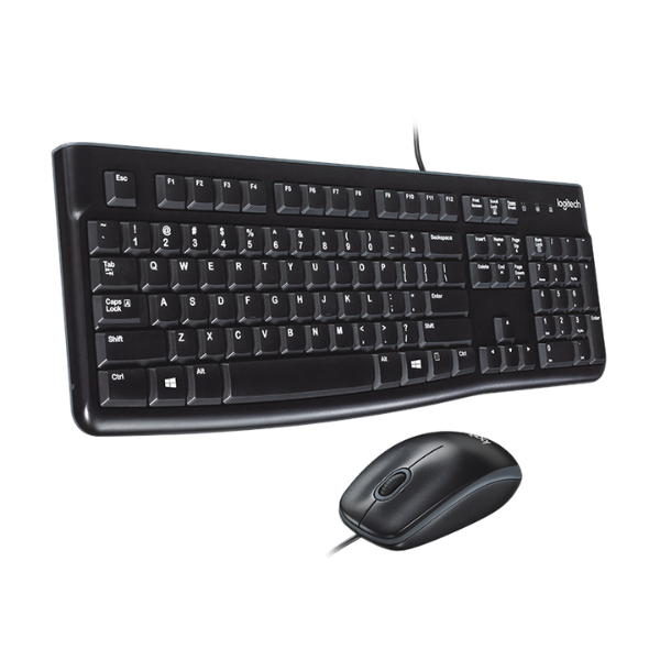 Teclado+mouse Logitech Mk120 Black 920-004428 - I-Computacion