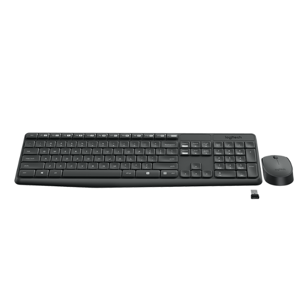 Teclado+mouse Logitech Wir Mk235 Grey 920-007901 - I-Computacion