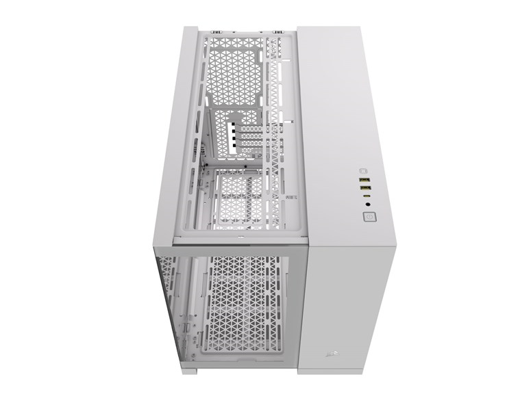 Gabinete Corsair 2500x Tg Mid-tower Dual Chamber White (4979) - I-Computacion