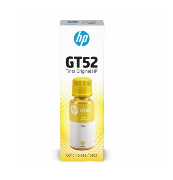 M0h56al Botella de Tinta Hp Gt52 70ml Amarillo (m0h56al) (2562) - I-Computacion