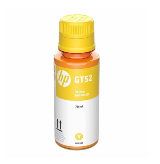M0h56al Botella de Tinta Hp Gt52 70ml Amarillo (m0h56al) (2562) - I-Computacion