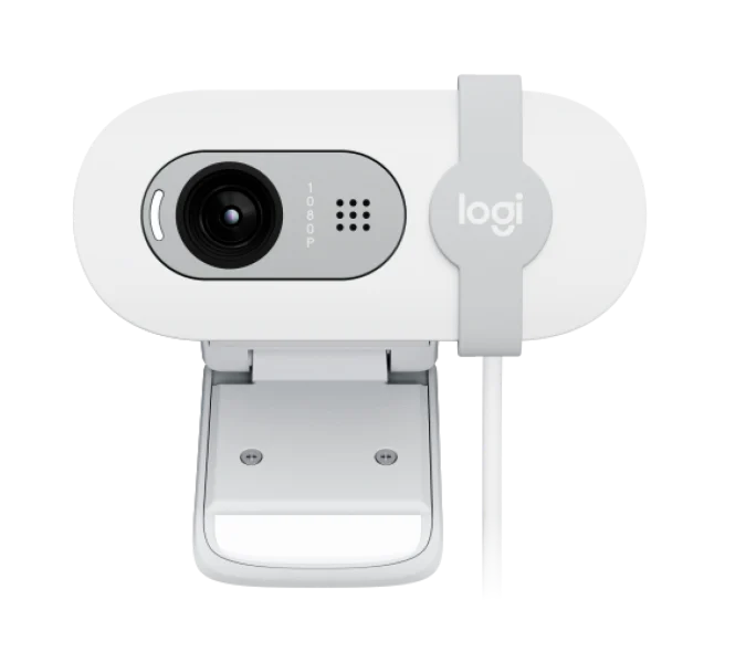 Web Cam Logitech Brio 100 White 960-001615 (8618) - I-Computacion