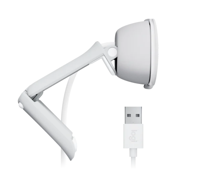 Web Cam Logitech Brio 100 White 960-001615 (8618) - I-Computacion
