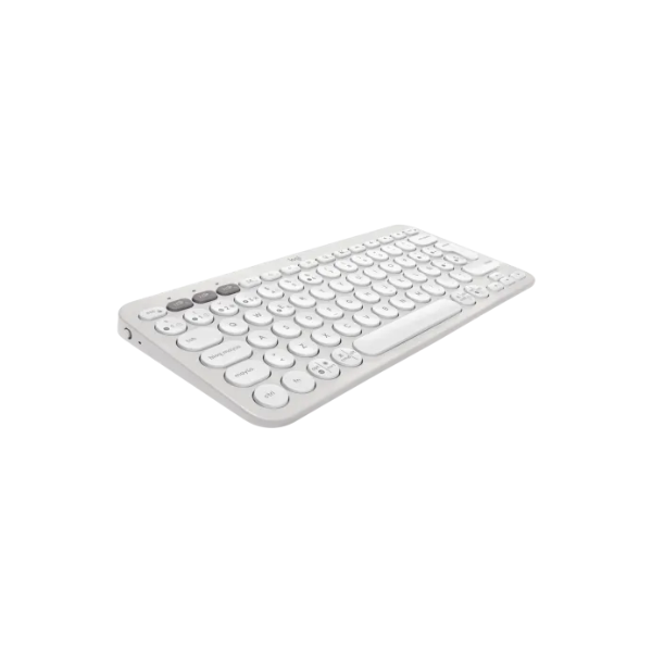 Teclado Logitech Bluetooth K380s Pebble White 920-011784 - I-Computacion