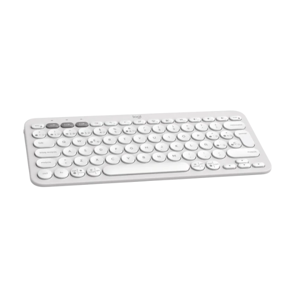 Teclado Logitech Bluetooth K380s Pebble White 920-011784 - I-Computacion