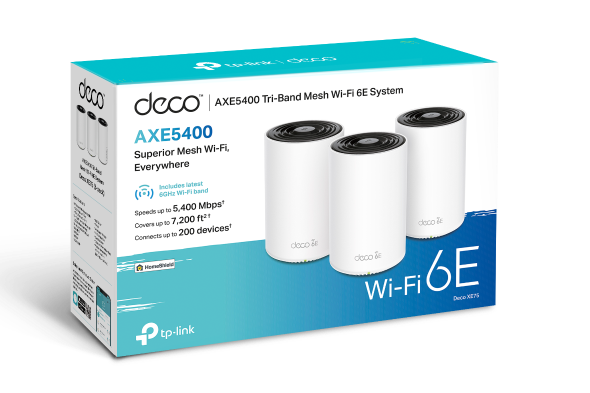 Deco Xe75 Pack de 3 Mesh Tp Link Ax5400 WIFI 6e Gigabit (7147) - I-Computacion