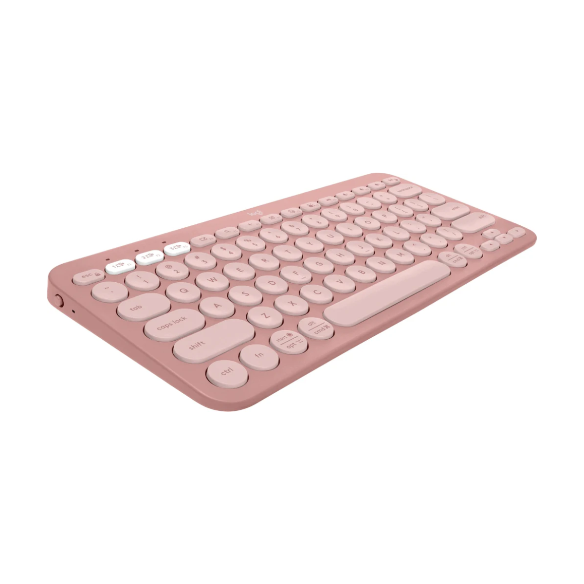 Teclado Logitech Bluetooth K380s Pebble Rose 920-011785 - I-Computacion