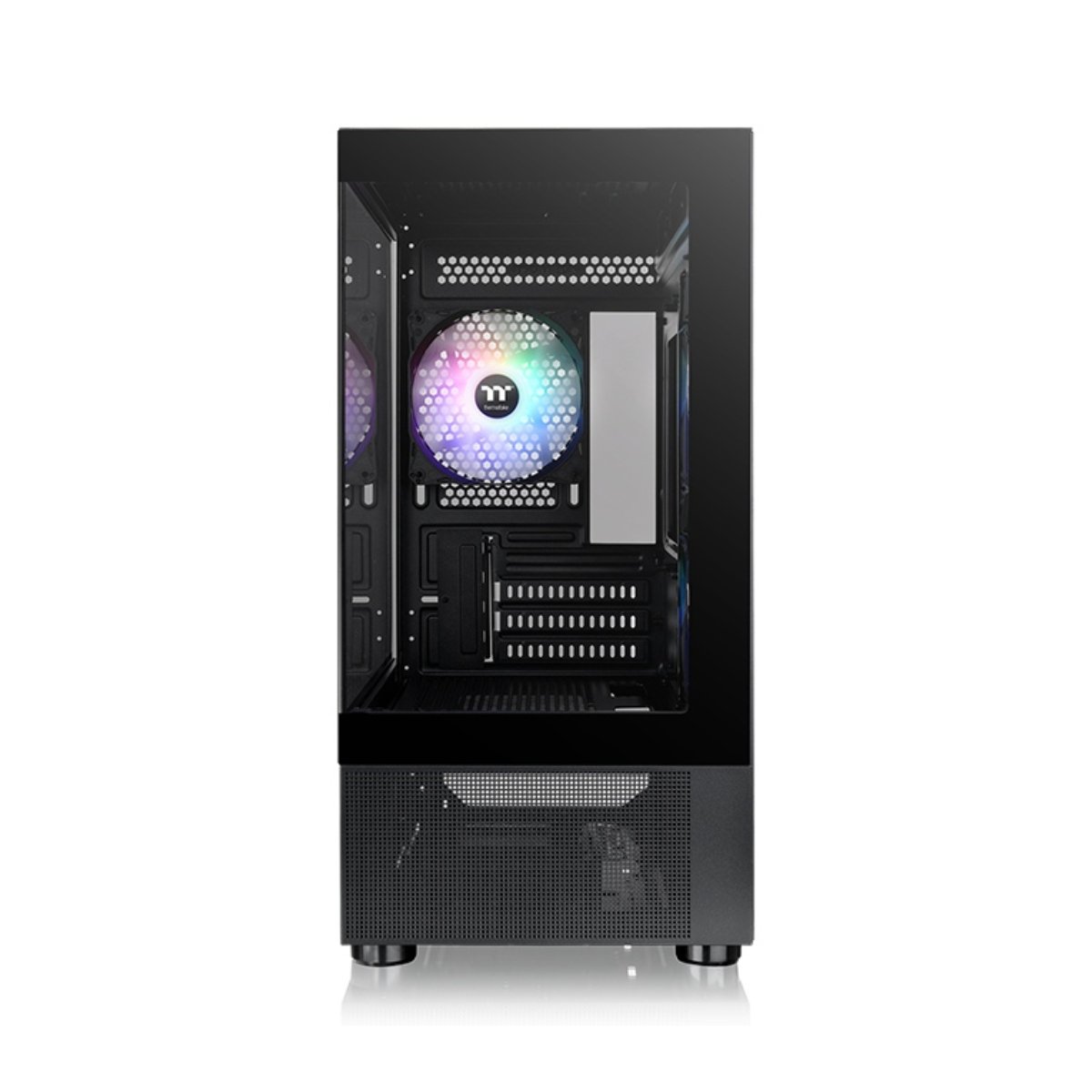 Gabinete Tt View 170 Micro Chassis Tg X2 Fan ARGB X3 Black (5332) - I-Computacion