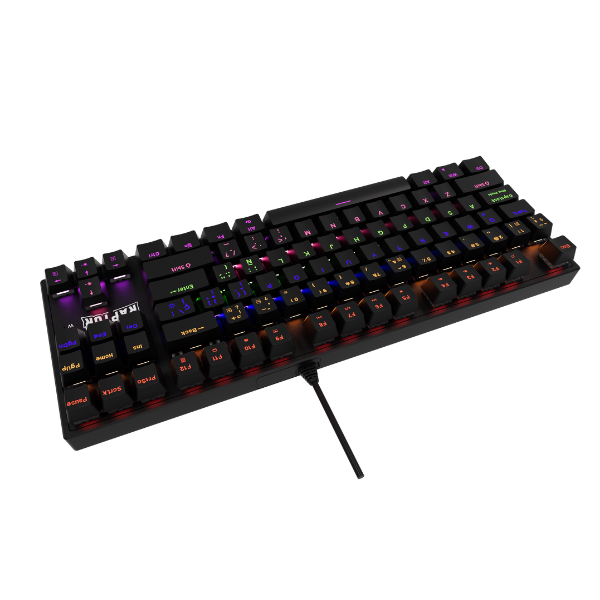 Teclado Gamer Raptor Fireclaw M87 Mecanico Retroiluminado Switch Red Outemu (2146) - I-Computacion