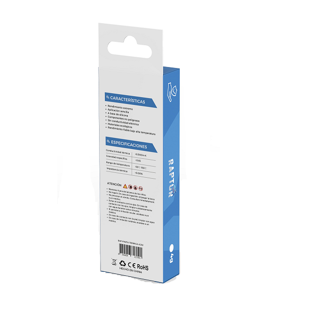 Pasta Termica Raptor Ice Conductividad Termica 8.3w/m-k (7091) - I-Computacion