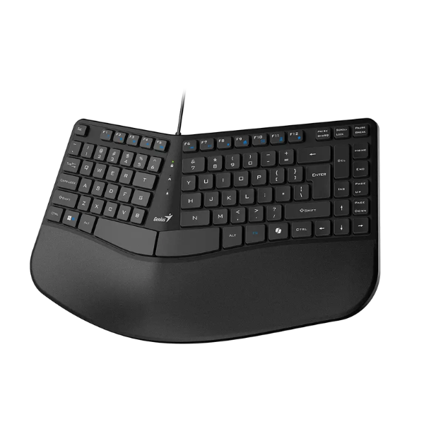 Teclado Genius Ergo Kb-700,blk,sp,usb (1124) - I-Computacion
