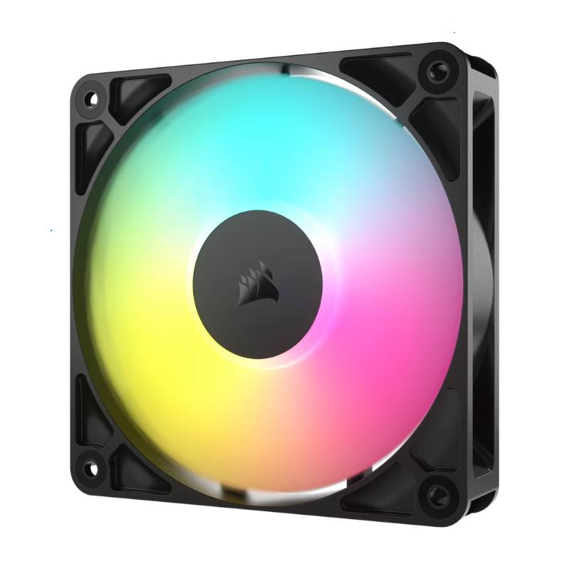 Fan Cooler Corsair Rs120 ARGB 120mm Black Pack X3 (4138) - I-Computacion