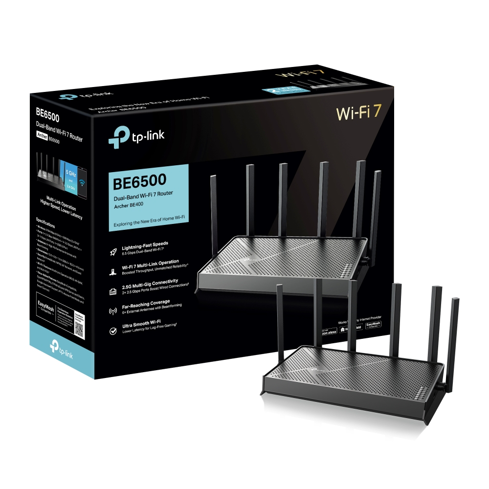 Archer Be400 Be6500 WIFI 7 Dualband Multigigabit Tp-link (4113) - I-Computacion