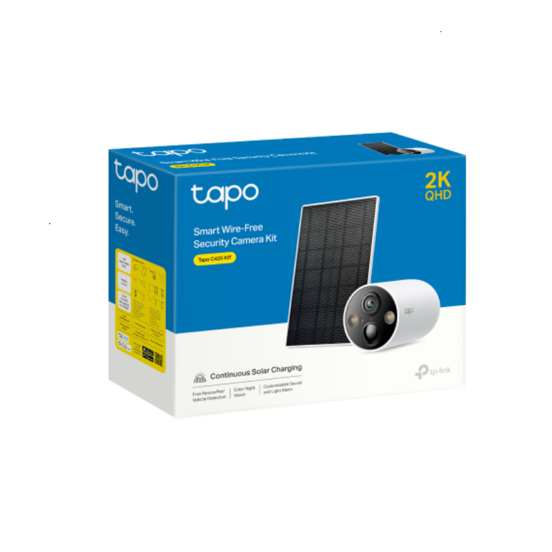 Tapo C425 Kit Camara Ip a Bateria + Panel Solar (0382) - I-Computacion