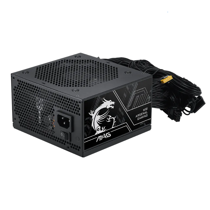 Fuente Msi Mag A750bn 750w 80 Plus Bronze Pcie 5.1 / ATX 3.1 (4317) - I-Computacion