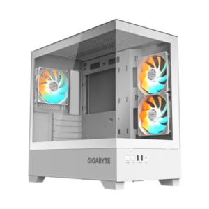 Gabinete Gigabyte C201 Panoramic Ice Tg X2 Mid-tower Fan ARGB X3 White (5849) - I-Computacion