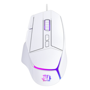 Mouse Gamer Raptor Storm Grip 9 Botones 8000dpi Retroiluminado White (2937) - I-Computacion