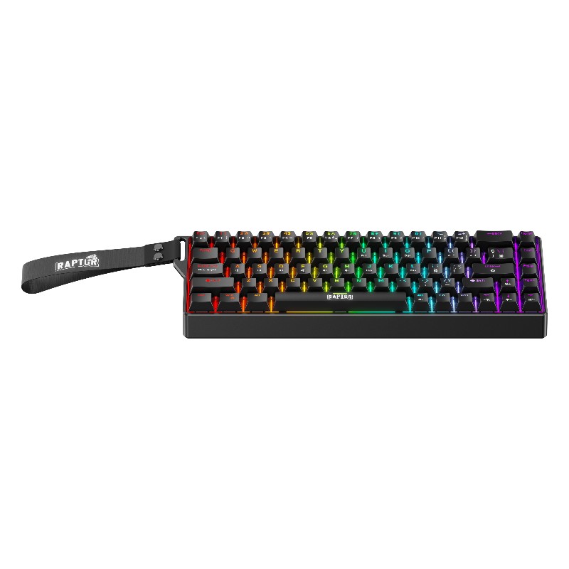 Teclado Gamer Raptor Fireclaw M68 Magnetico RGB Switch Red Outemu (3019) - I-Computacion