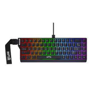 Teclado Gamer Raptor Fireclaw M68 Magnetico RGB Switch Red Outemu (3019) - I-Computacion