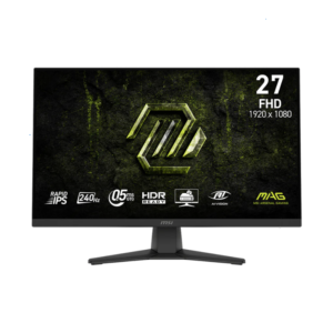 Monitor Gamer Msi 27" Fhd Rapid Ips 240hz 0.5ms Flat 2xhdmi + 1xdp (ii) (7168) - I-Computacion