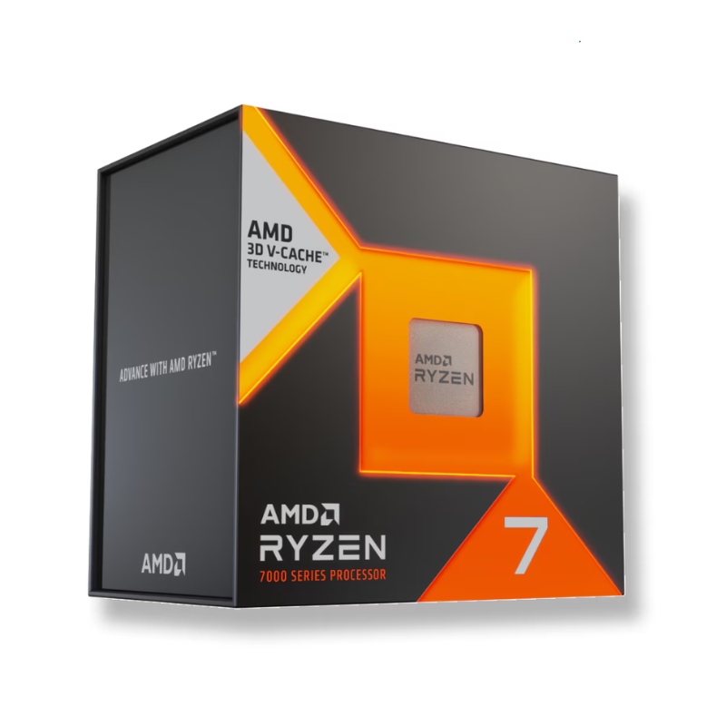 Proces. Amd Ryzen 7 7700x3d Am5 con Video sin Cooler (8488) - I-Computacion