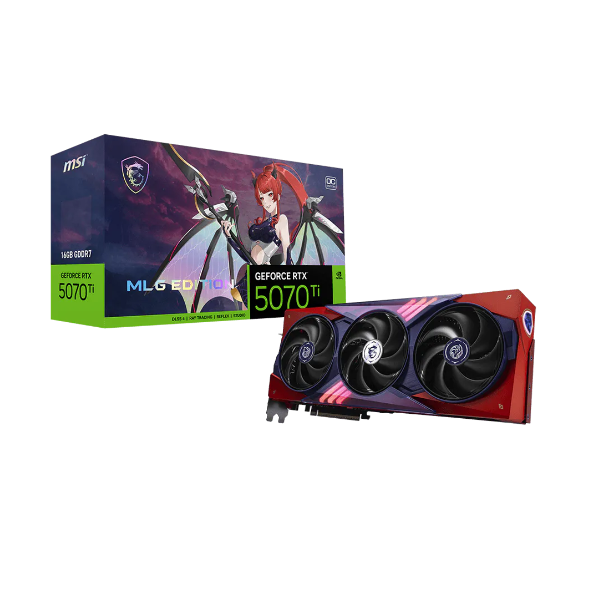 Vga Msi Geforce RTX 5070 Ti 16g Mlg Edition Oc (0088) - I-Computacion