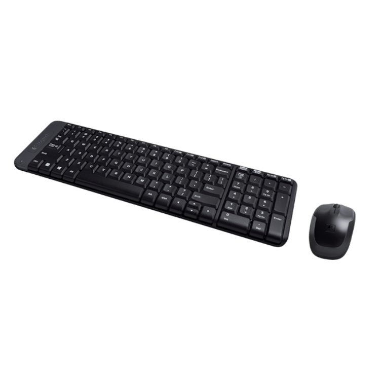 Teclado+mouse Logitech Wir Mk220 Blk 920-004430 - I-Computacion