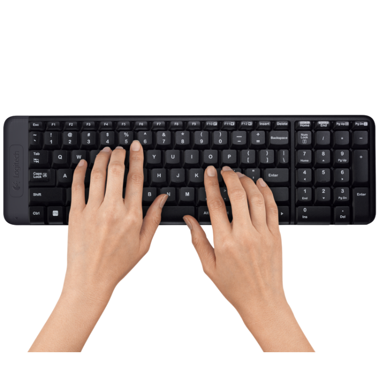 Teclado+mouse Logitech Wir Mk220 Blk 920-004430 - I-Computacion