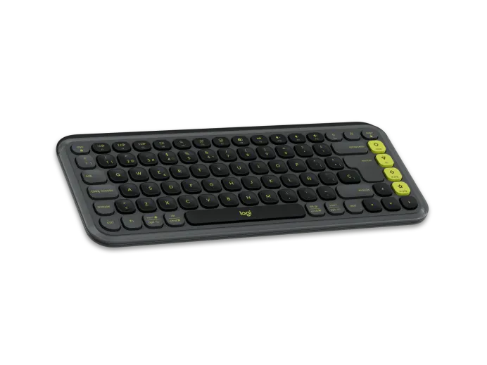 Teclado+mouse Logitech Pop Icon Graphite 920-013052 - I-Computacion