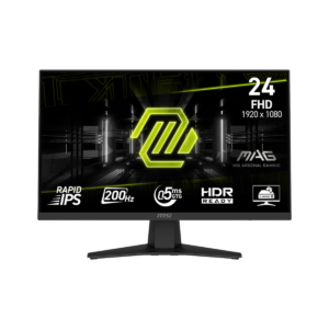 Monitor Gamer Msi 24" Mag 244f Fhd Rapid Ips 200hz 0.5ms Flat 1xhdmi + 1xdp (ii) (7068)