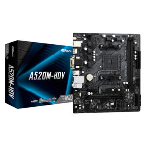 Motherboard Asrock A520m-hdv Amd Socket Am4