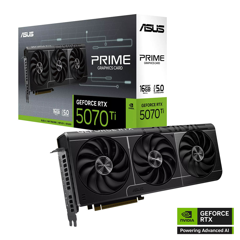 Placa de Video Asus Prime Geforce Rtx™ 5070 Ti 16gb Gddr7 - I-Computacion