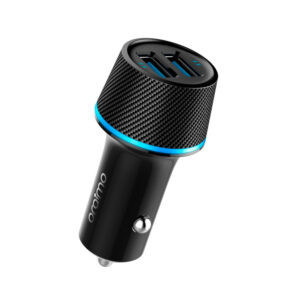 Cargador Auto Oraimo 2 USB + Cable Lightning & Micro USB - I-Computacion