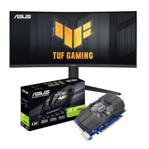 Combo Asus Phoenix Geforce® Gt 1030 Oc Edition 2gb + Monitor Curvo Asus Tuf