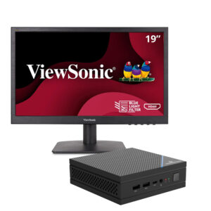 Combo Minipc Underwood Vot 5095 + Monitor 19" Viewsonic Va1903h