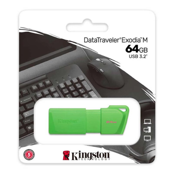 Pen Drive Kingston 64gb USB 3.2 Dtxm Neon (green) (6283) - I-Computacion