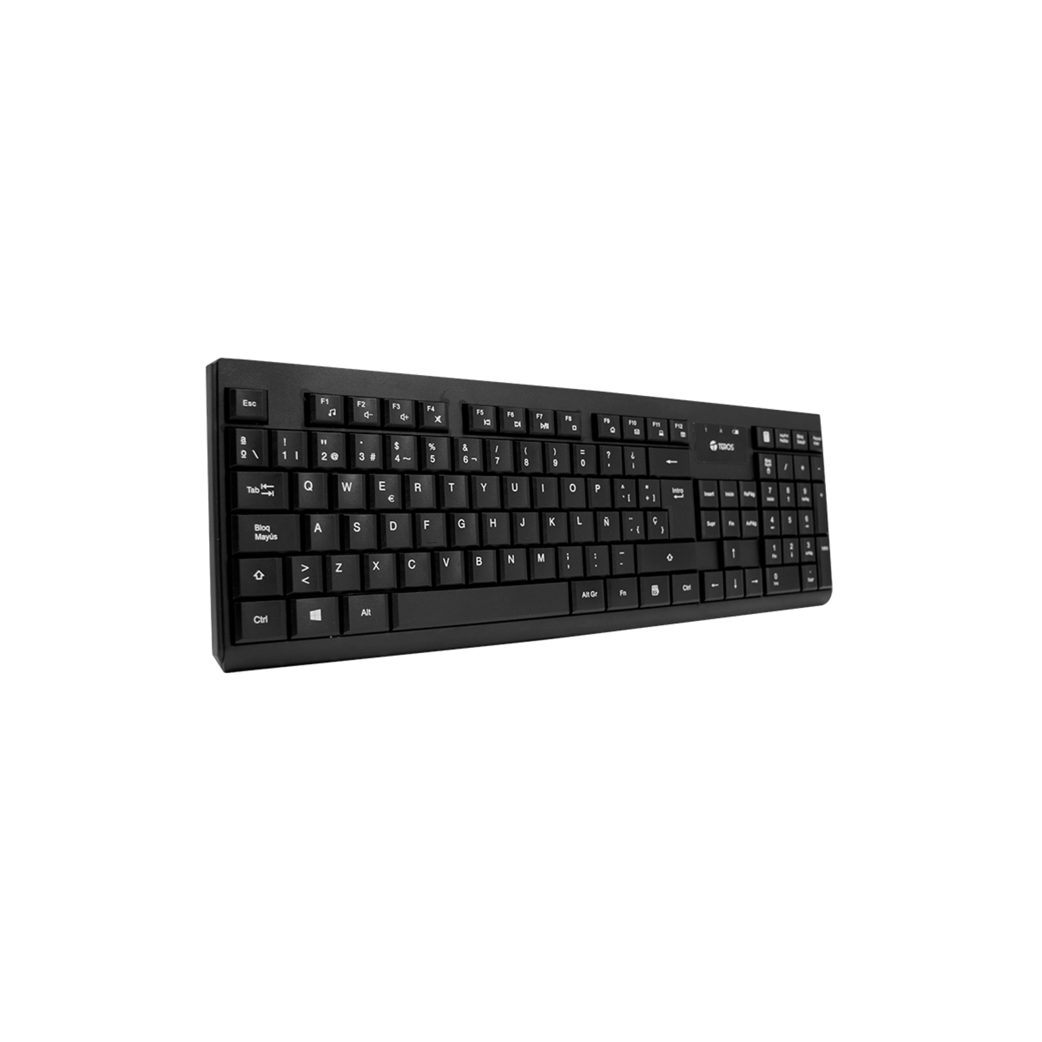 Combo Teros Te-4071n Teclado y Mouse Wireless 2.4 Ghz Black - I-Computacion