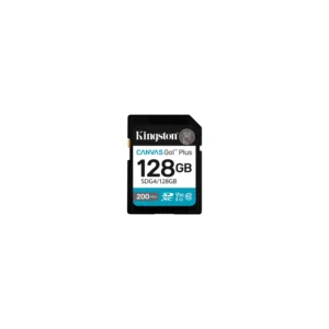 Tarjeta de Memoria Kingston Canvas Go Plus Sdxc 128gb Gen4 C10 Uhs-i U3 V30 200mb/s - I-Computacion