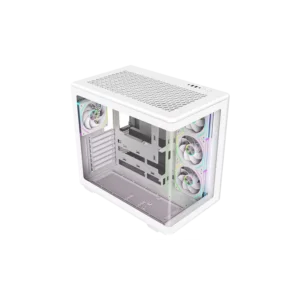 Gabinete Cooler Master Elite 600 Mid Tower 4 Fans ARGB Tempered Glass White S/fuente - I-Computacion