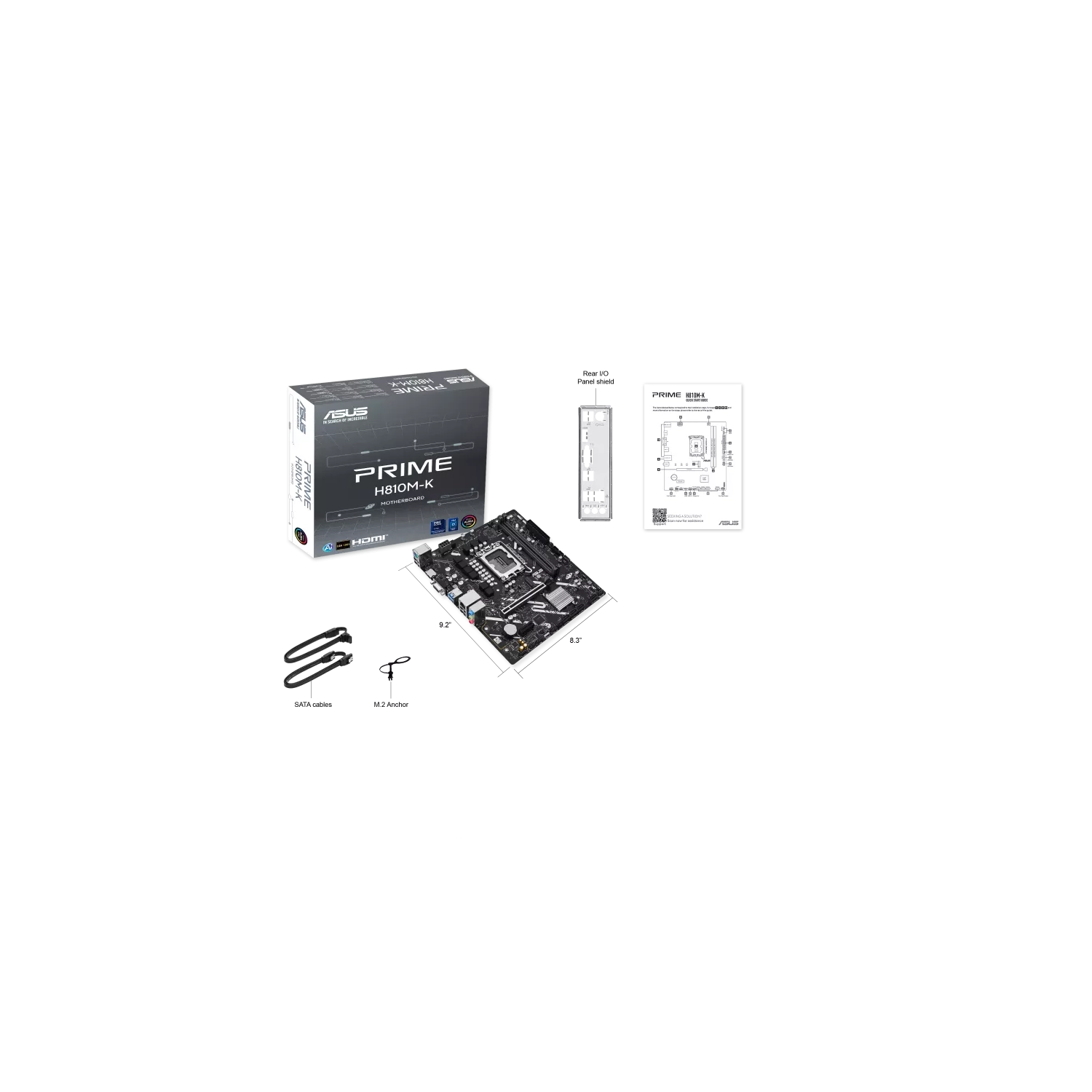 Motherboard ASUS PRIME H810M-K · LGA 1851 · DDR5 - I-Computacion