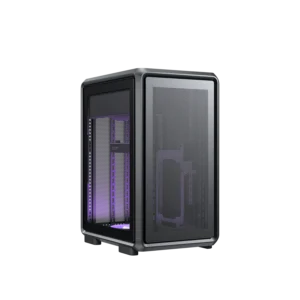 Gabinete Cooler Master Masterframe 400 Mid Tower Tempered Glass Black S/fuente - I-Computacion