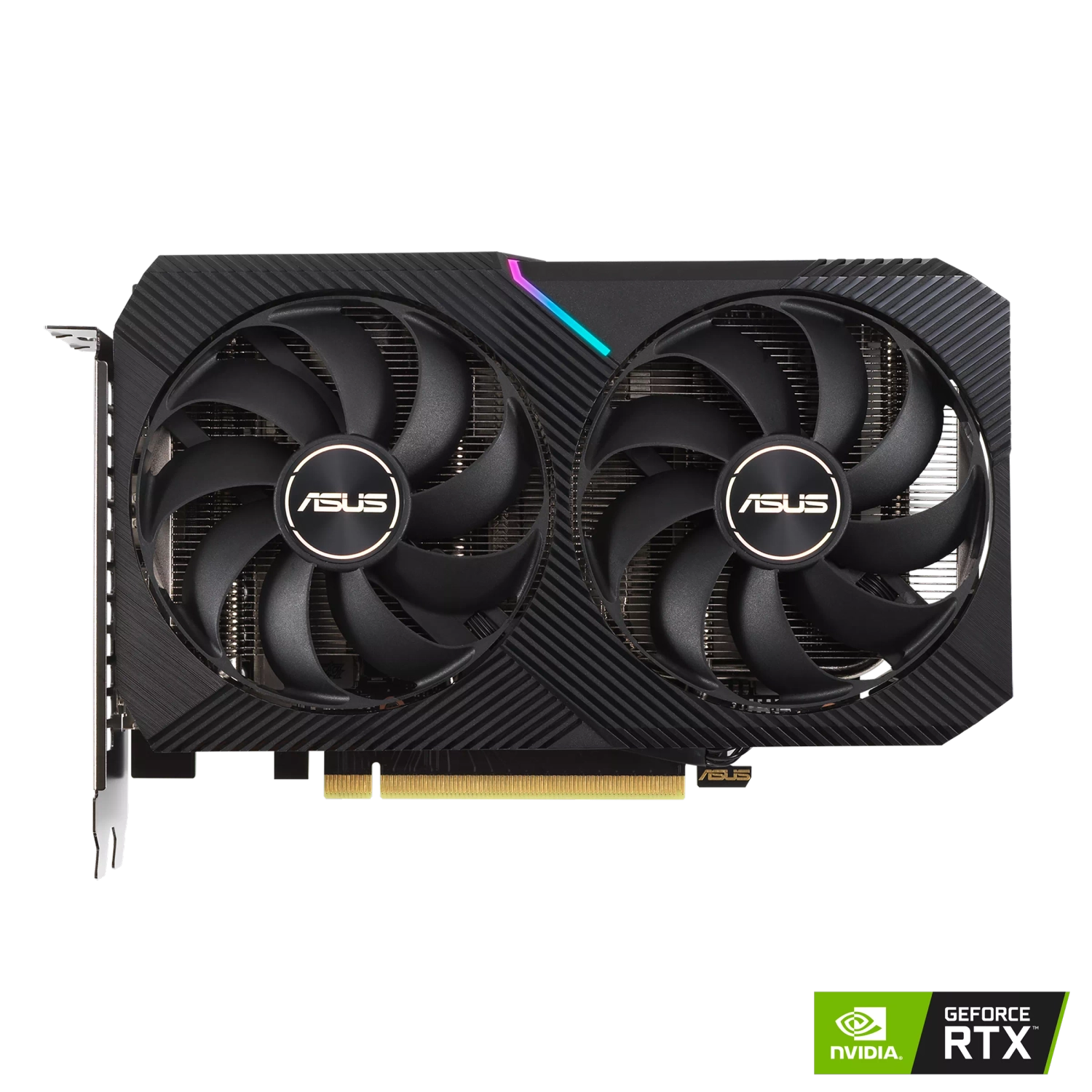 Placa Geforce Dual RTX 3060 O12g V2 Lhr - I-Computacion