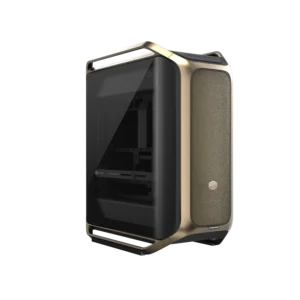 Gabinete Cooler Master Cosmos Alpha Gold Full Tower 3 Fans Tempered Glass Logo Bañado en Oro 24k S/fuente - I-Computacion