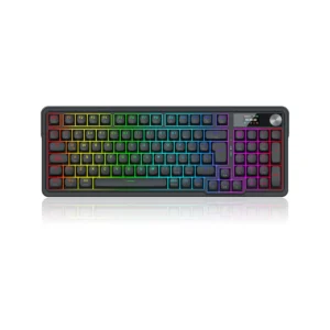 Teclado Inalámbrico Redragon Eisa Lcd K719 Negro - I-Computacion