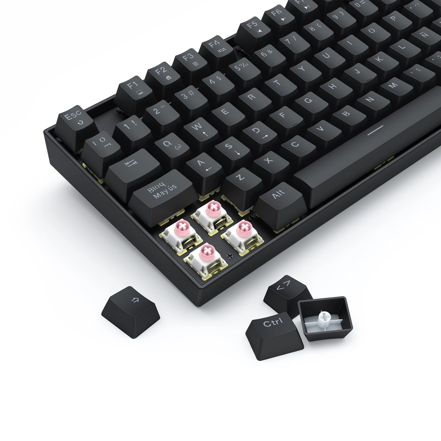 Teclado Inalámbrico Redragon Ucal Lcd Pro K724 RGB - I-Computacion