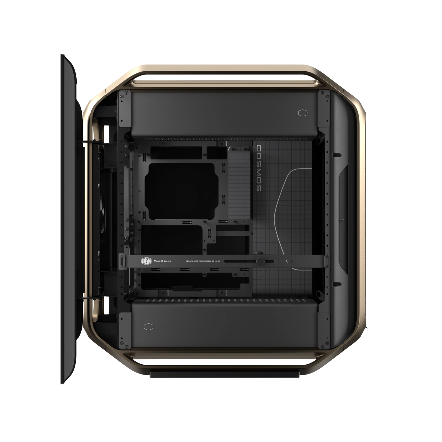 Gabinete Cooler Master Cosmos Alpha Gold · Full Tower · E-ATX - I-Computacion